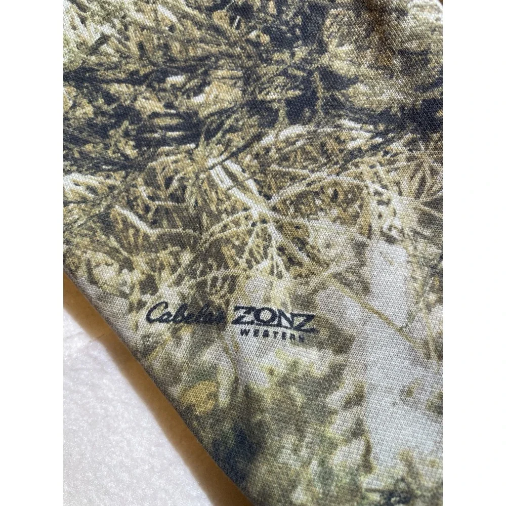 Camo Hoodie‎ Desert Shadow Camouflage Pullover Cabela's Size Small Hunting Y2K